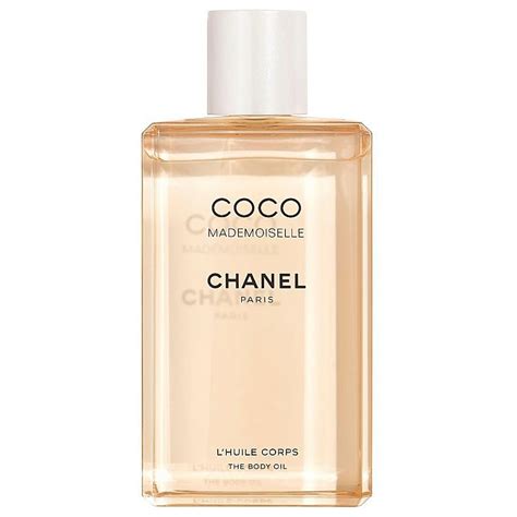 huile chanel coco mademoiselle|Chanel Coco Mademoiselle bath oil.